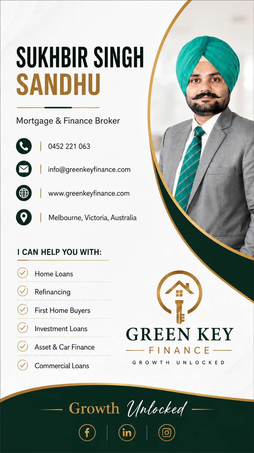 Green Key Finance | 3 Musical Ave, Clyde North VIC 3978, Australia | Phone: 0452 221 063