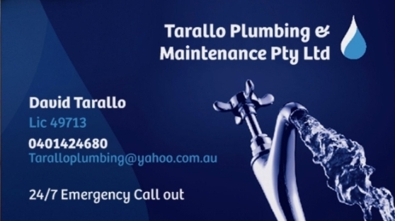 Tarallo Plumbing | plumber | Lotis Ct, Keilor Downs VIC 3038, Australia | 0401424680 OR +61 401 424 680