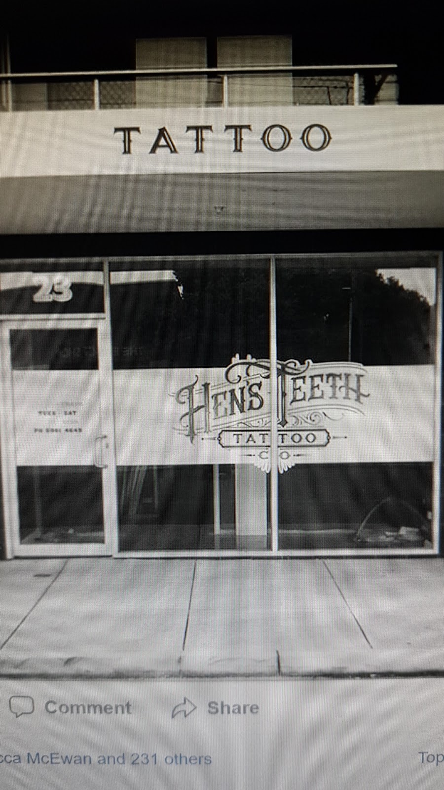 Hens Teeth Tattoo Co. | store | 23 Pier St, Dromana VIC 3936, Australia | 0359814649 OR +61 3 5981 4649