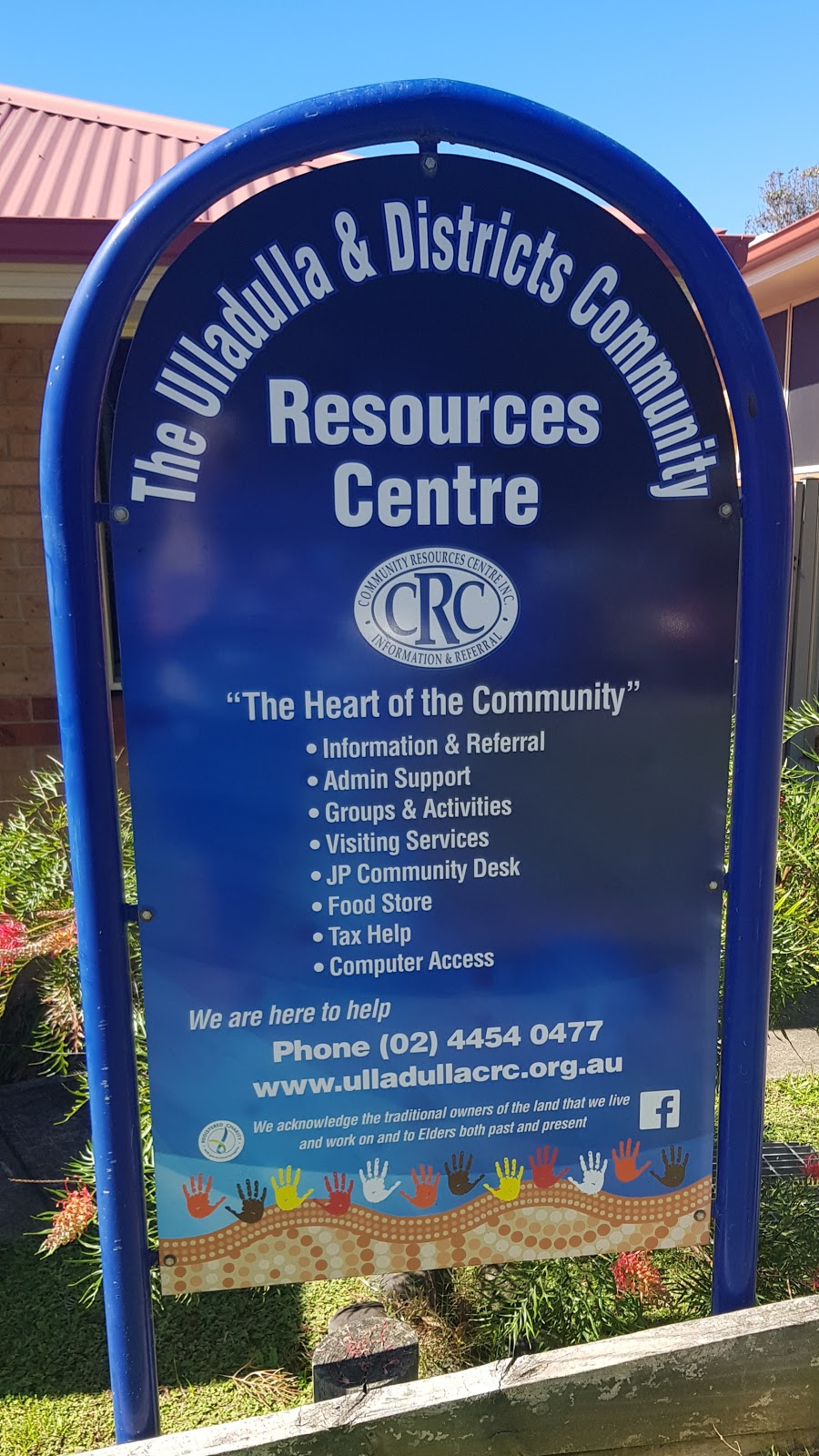 Ulladulla & Districts Community Resources Centre |  | 78 St Vincent St, Ulladulla NSW 2539, Australia | 0244540477 OR +61 2 4454 0477