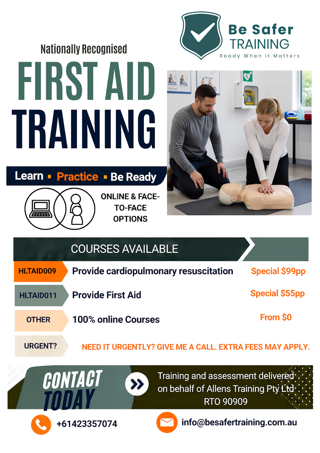 Be Safer Training | Holdsworth Dr, Narellan Vale NSW 2567, Australia | Phone: 0423 357 074