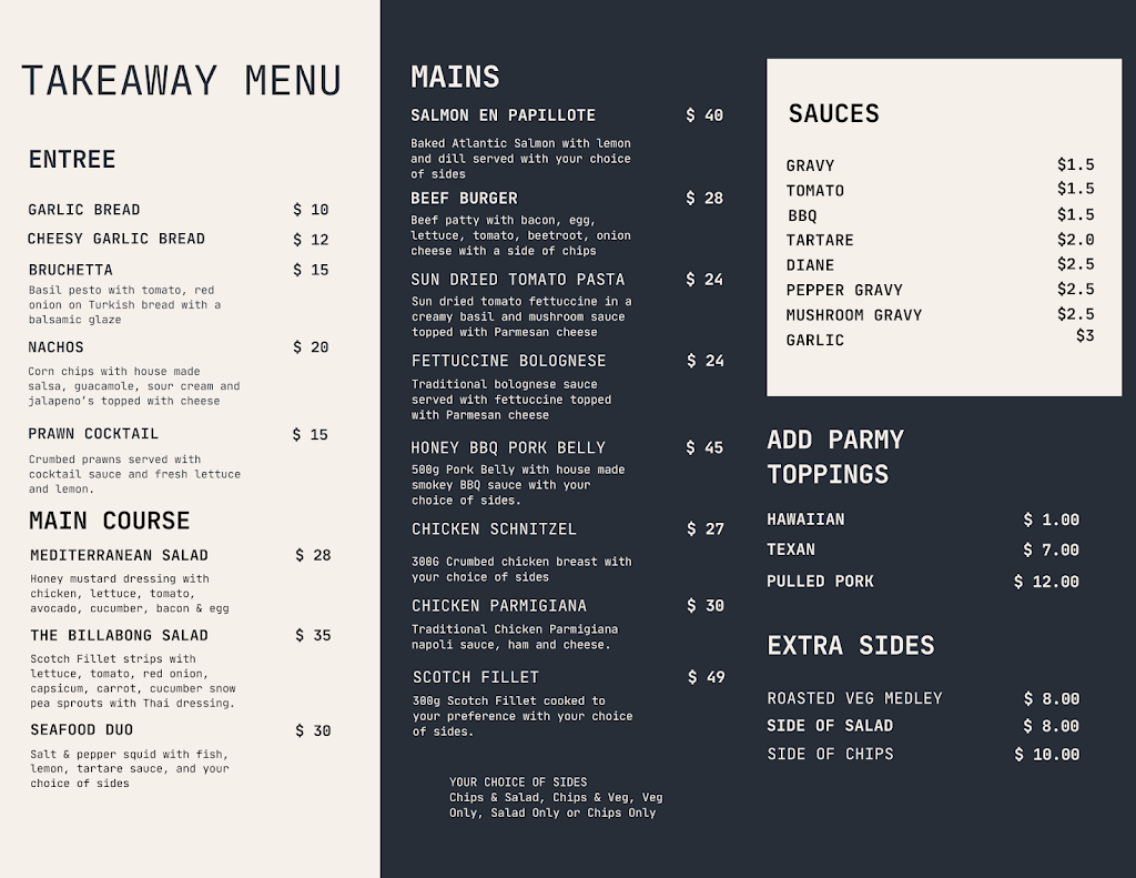 The Billabong Restaurant | 154 Market St, Balranald NSW 2715, Australia | Phone: (03) 6163 1823