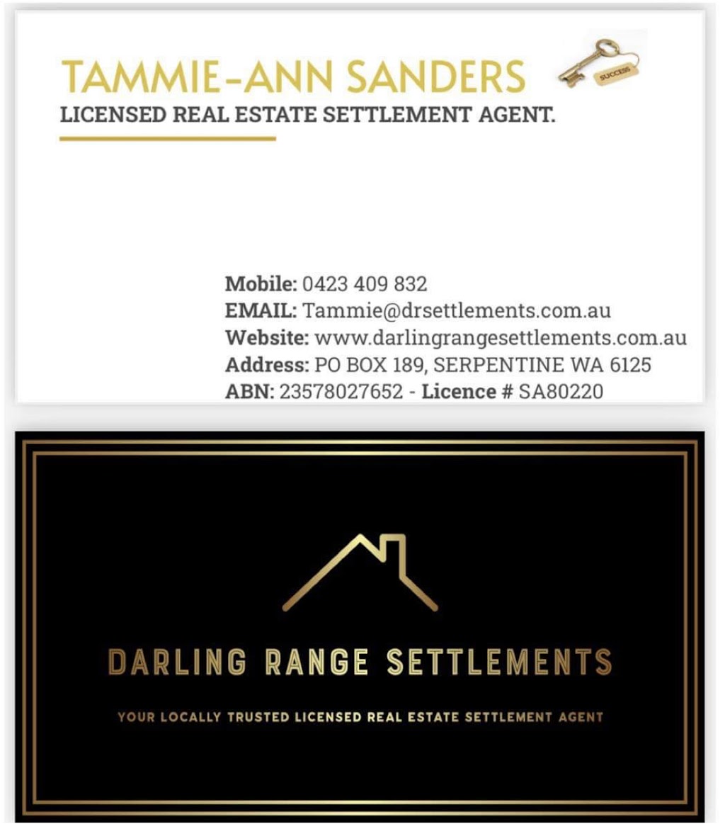 Darling Range Settlements | 1 Billabong Ct, Serpentine WA 6125, Australia | Phone: 0423 409 832