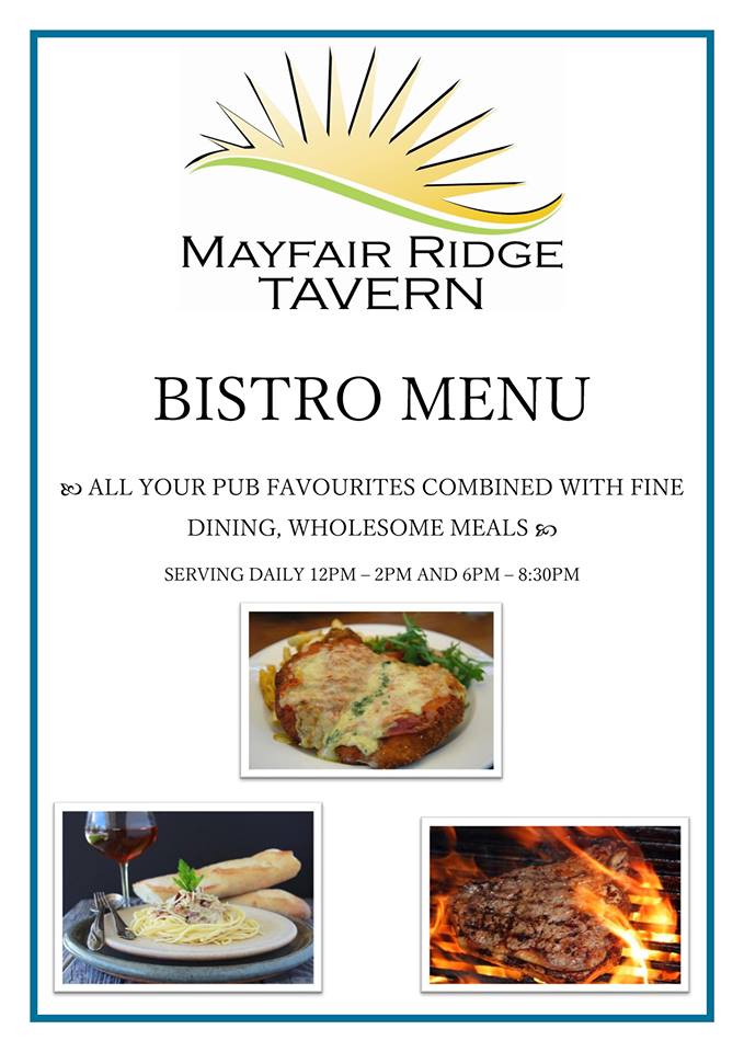 Mayfair Ridge Tavern | bar | 7/11 Mayfair Dr, Emerald QLD 4720, Australia | 0749874081 OR +61 7 4987 4081