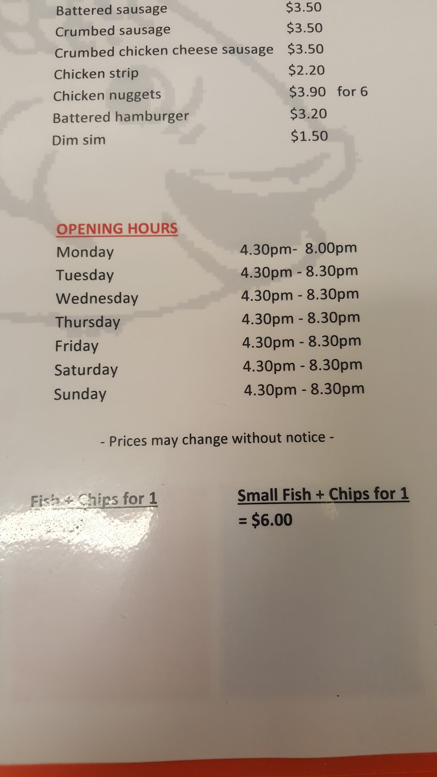 Forrestfield Fish and Chips | restaurant | 51 Edinburgh Rd, Forrestfield WA 6058, Australia | 0894539230 OR +61 8 9453 9230