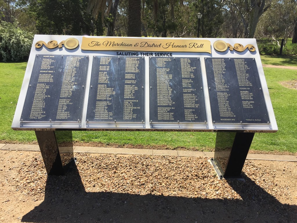 Murchison War Memorial | park | 6-38 Stevenson St, Murchison VIC 3610, Australia