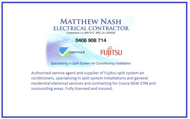 Matthew Nash Electrical Cowra NSW 2794 | electrician | 441 Porters Mount Rd, Cowra NSW 2794, Australia | 0408908714 OR +61 408 908 714