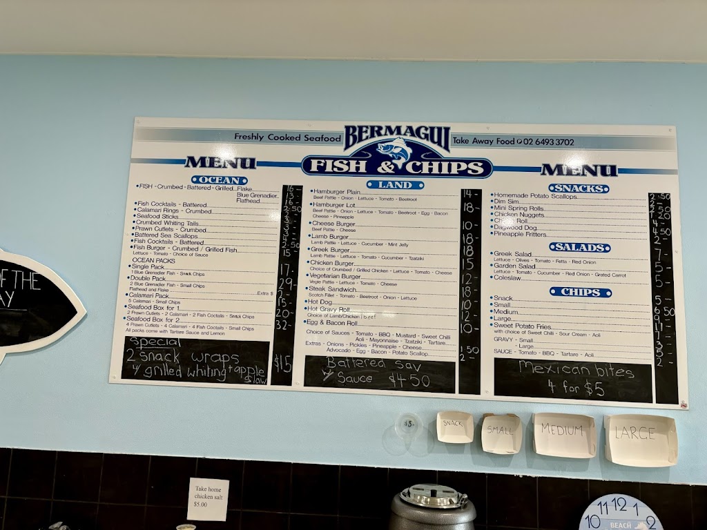 Bermagui Fish & Chips | 6/28 Lamont St, Bermagui NSW 2546, Australia | Phone: (02) 6493 3702
