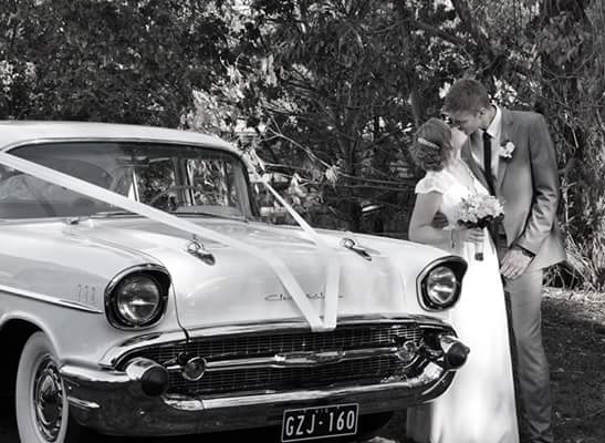 1957 Chevrolet Wedding Car Hire - USA Automobile Hire | Lovitt Cl, Diamond Creek VIC 3089, Australia | Phone: 0409 421 252