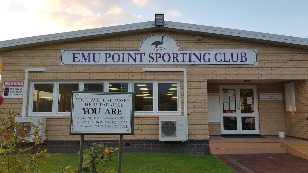 Emu Point Sporting Club |  | 2 Birss St, Emu Point WA 6330, Australia | 0898441156 OR +61 8 9844 1156