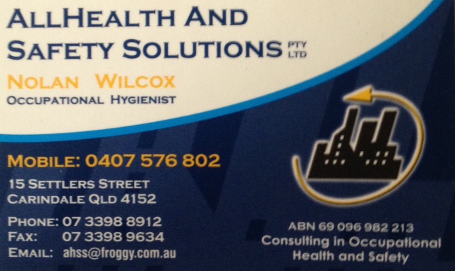 AllHealth & Safety Solutions PTY LTD | health | 15 Settlers St, Carindale QLD 4152, Australia | 0407576802 OR +61 407 576 802