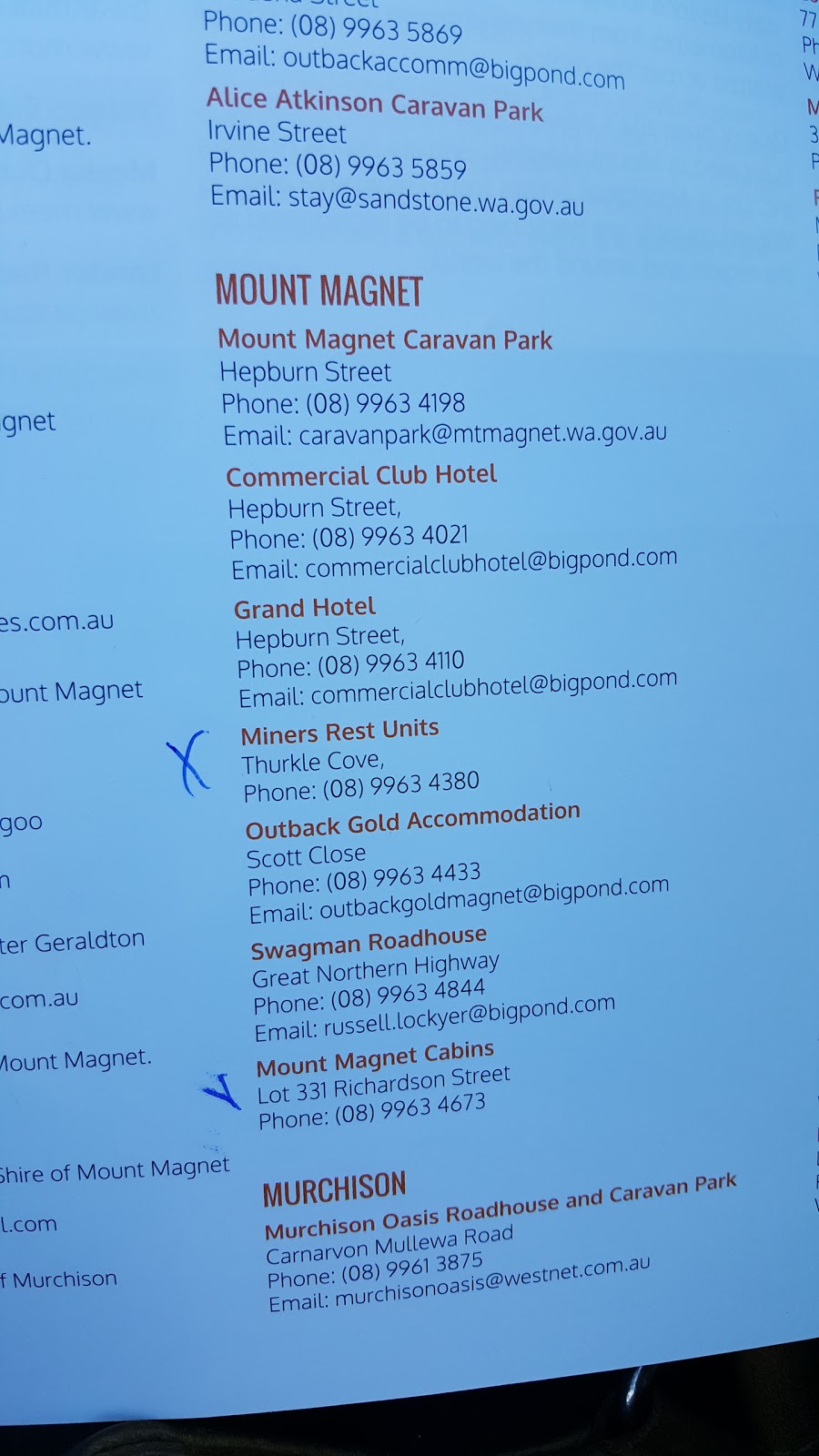 Miners Rest Units | lodging | 5 Thurkle Cove, Mount Magnet WA 6638, Australia | 0899634380 OR +61 8 9963 4380