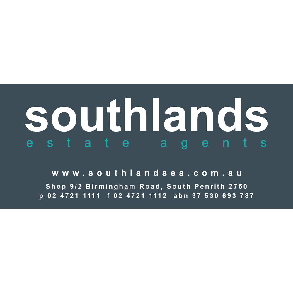 Southlands Estate Agents | Shop 9/2 Birmingham Rd, South Penrith NSW 2750, Australia | Phone: (02) 4721 1111