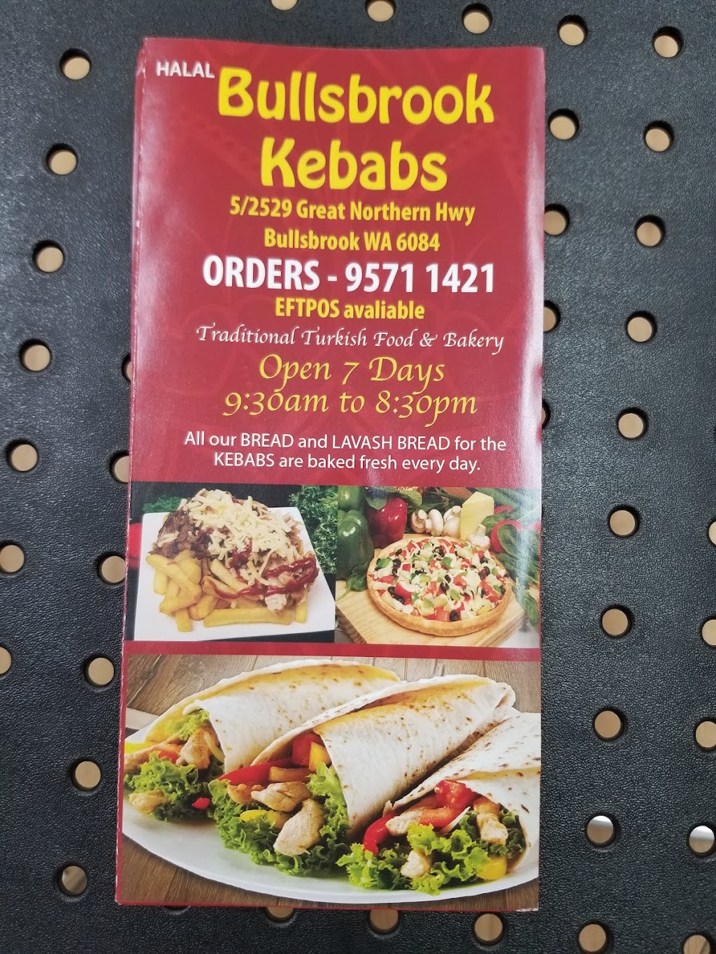 Bullsbrook Kebab | restaurant | 2 Great Northern Hwy, Bullsbrook WA 6084, Australia | 0895711421 OR +61 8 9571 1421