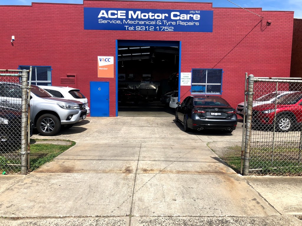 Ace Motor Care Pty Ltd | car repair | 6 Suffolk Rd, Sunshine North VIC 3020, Australia | 0393121752 OR +61 3 9312 1752