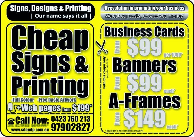 Signs, Designs & Printing | Unit 11/250 Milperra Rd, Milperra NSW 2214, Australia | Phone: 0423 760 213