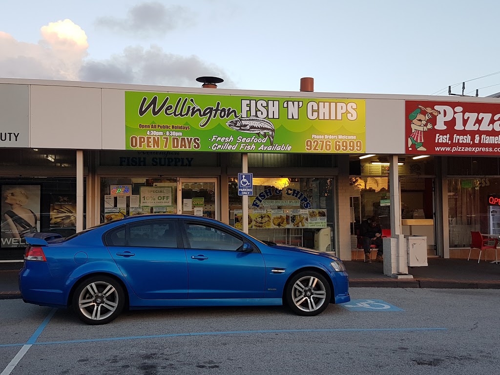 Wellington Village Fish & Chips | restaurant | 1/156 Wellington Rd, Morley WA 6062, Australia | 0892766999 OR +61 8 9276 6999