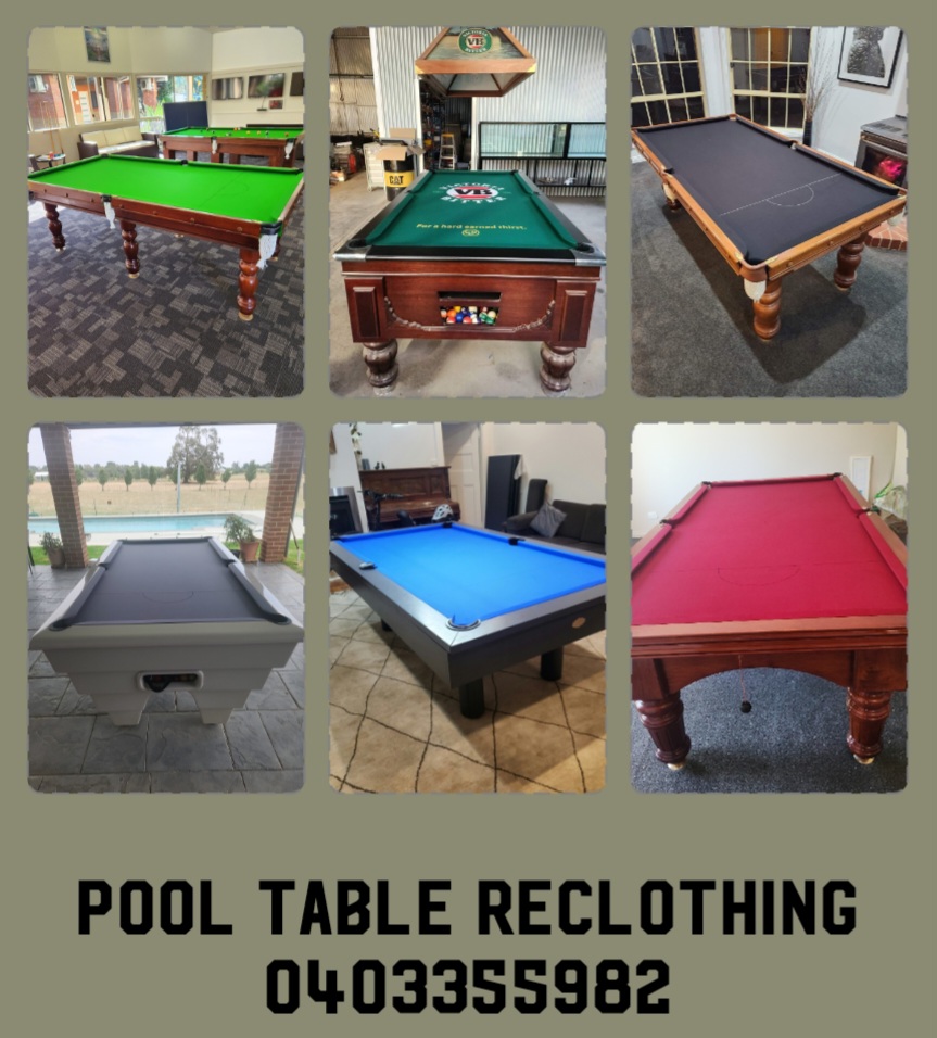 Pool Table Reclothing | 18 Romney Cres, Shepparton VIC 3630, Australia | Phone: 0403 355 982