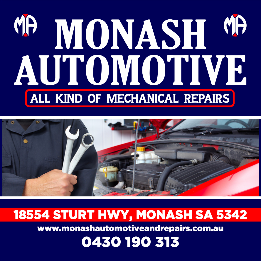 Monash Automotive & Repairs | car repair | 18554 Sturt Hwy, Monash SA 5342, Australia | 0430190313 OR +61 430 190 313