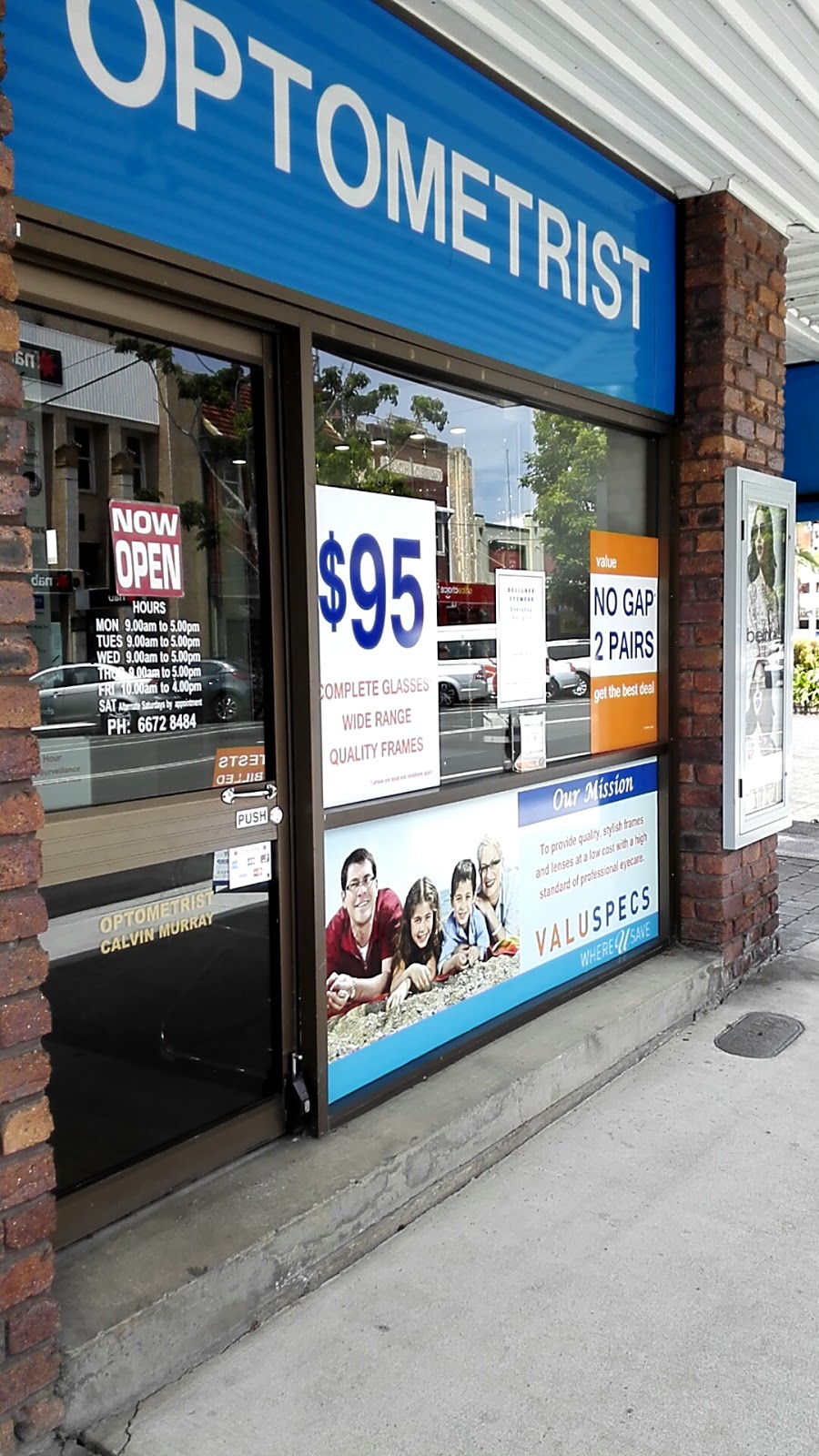 VALUSPECS Optometrist - Where U Save! | 2/41 Murwillumbah St, Murwillumbah NSW 2484, Australia | Phone: (02) 6672 8484