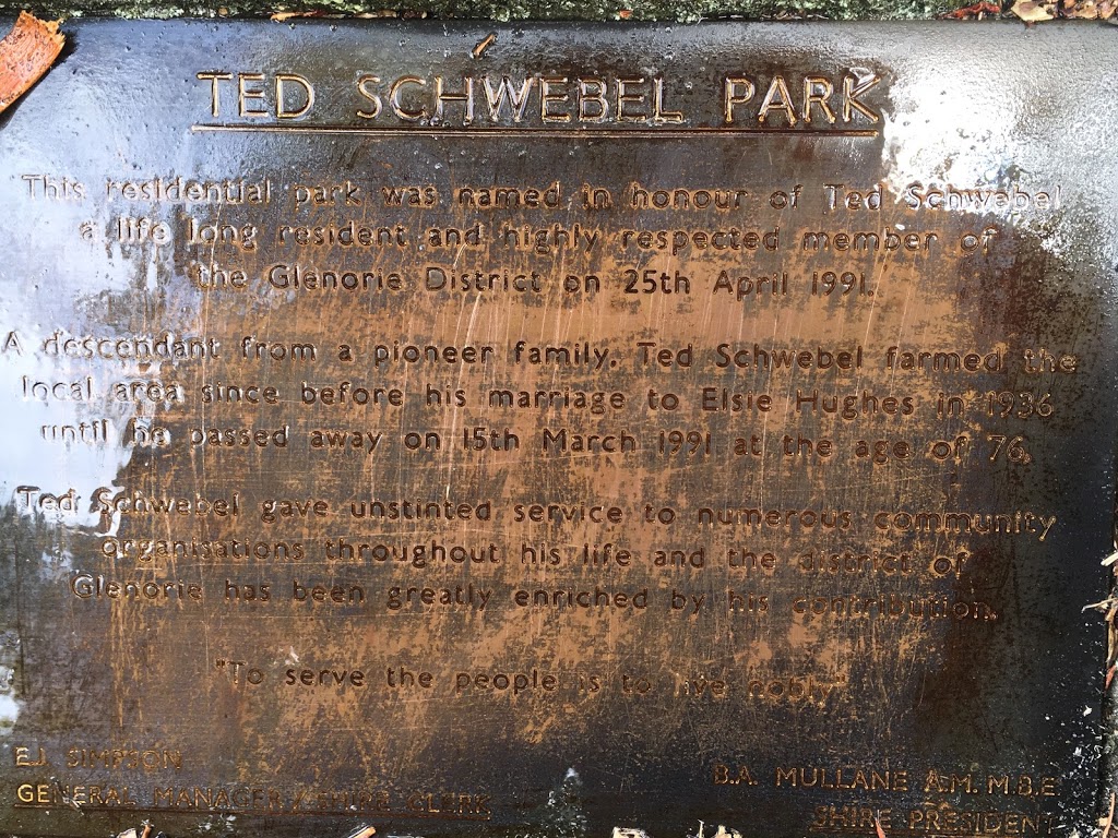 Ted Schwebel Park | 11 Parkview Ave, Glenorie NSW 2157, Australia
