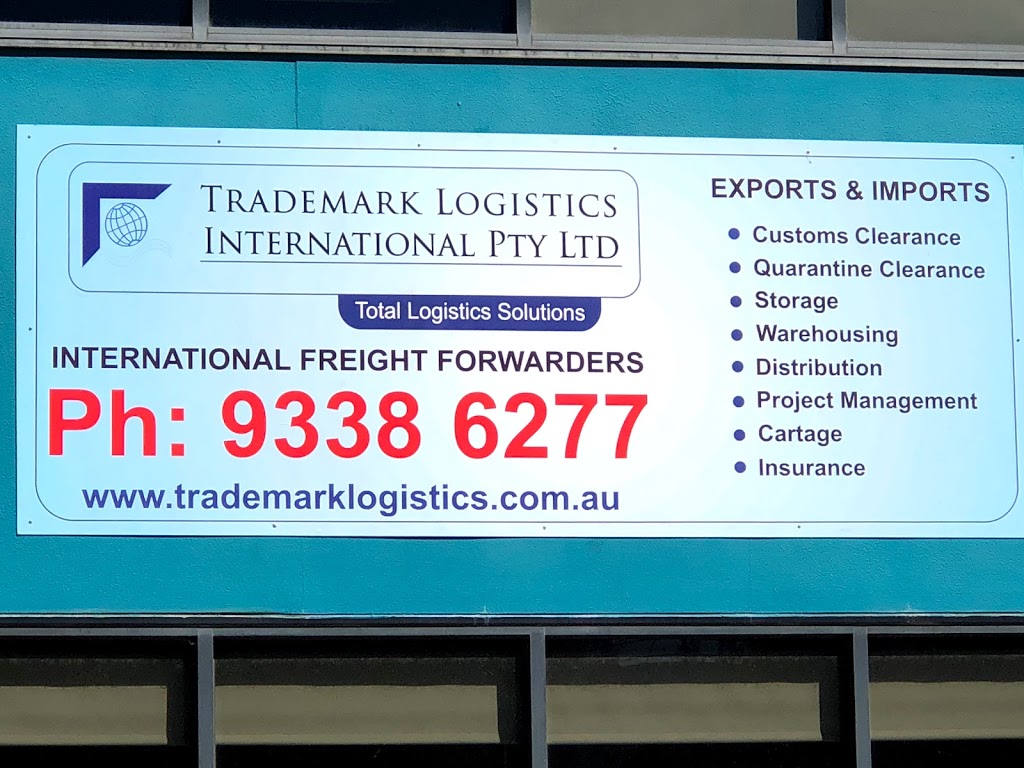 Trademark Logistics International Pty Ltd. |  | Lincraft Building, 60 Fulton Dr, Derrimut VIC 3026, Australia | 0393386277 OR +61 3 9338 6277