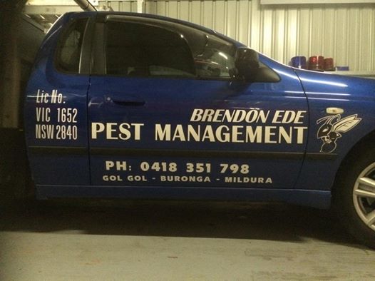 Brendon Ede Pest Management | General pest control | Pest Inspection | Termite Control - Mildura | home goods store | 150 Pine Ave, Mildura VIC 3502, Australia | 0350222336 OR +61 3 5022 2336
