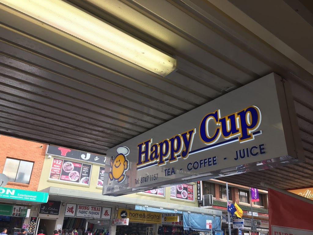 Happy Cup | cafe | 206 Railway Pde, Cabramatta NSW 2166, Australia | 0297237288 OR +61 2 9723 7288