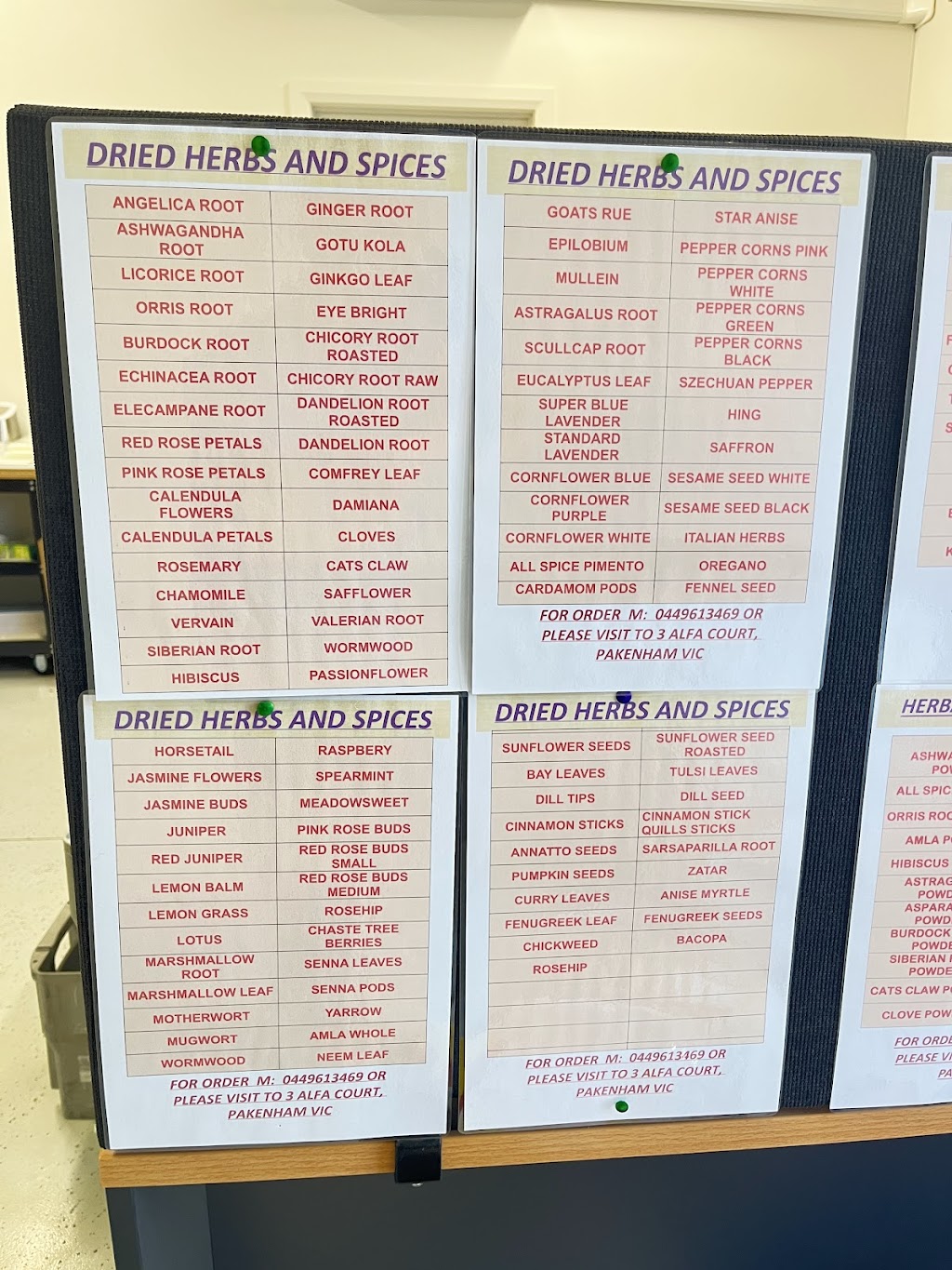 AUZZIE HERBS STORE ( auzziesherbs.com.au ) | 3 Alfa Ct, Pakenham VIC 3810, Australia | Phone: 0449 613 469