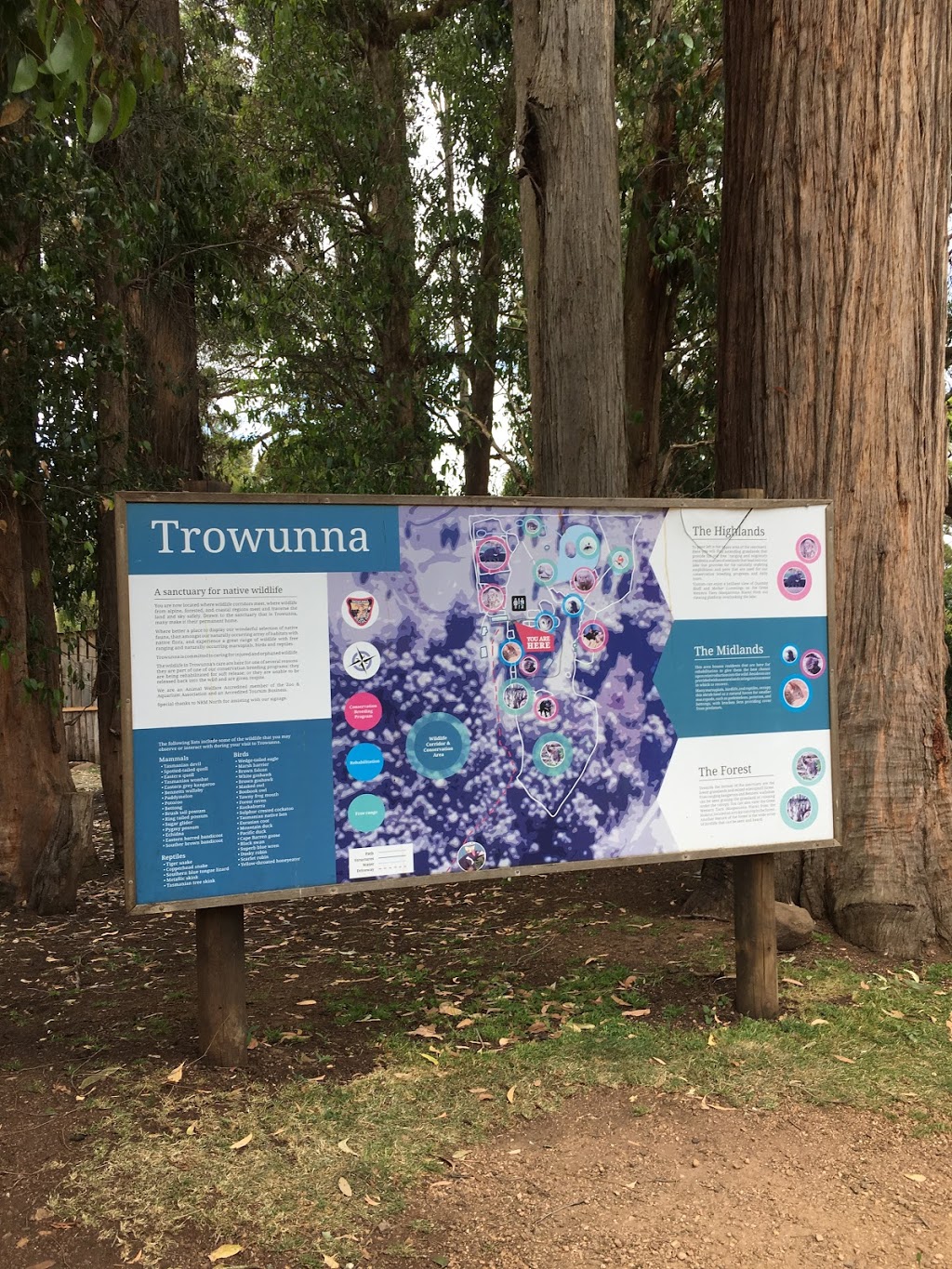 Trowunna Wildlife Sanctuary | zoo | 1892 Mole Creek Rd, Mole Creek TAS 7304, Australia | 0363636162 OR +61 3 6363 6162