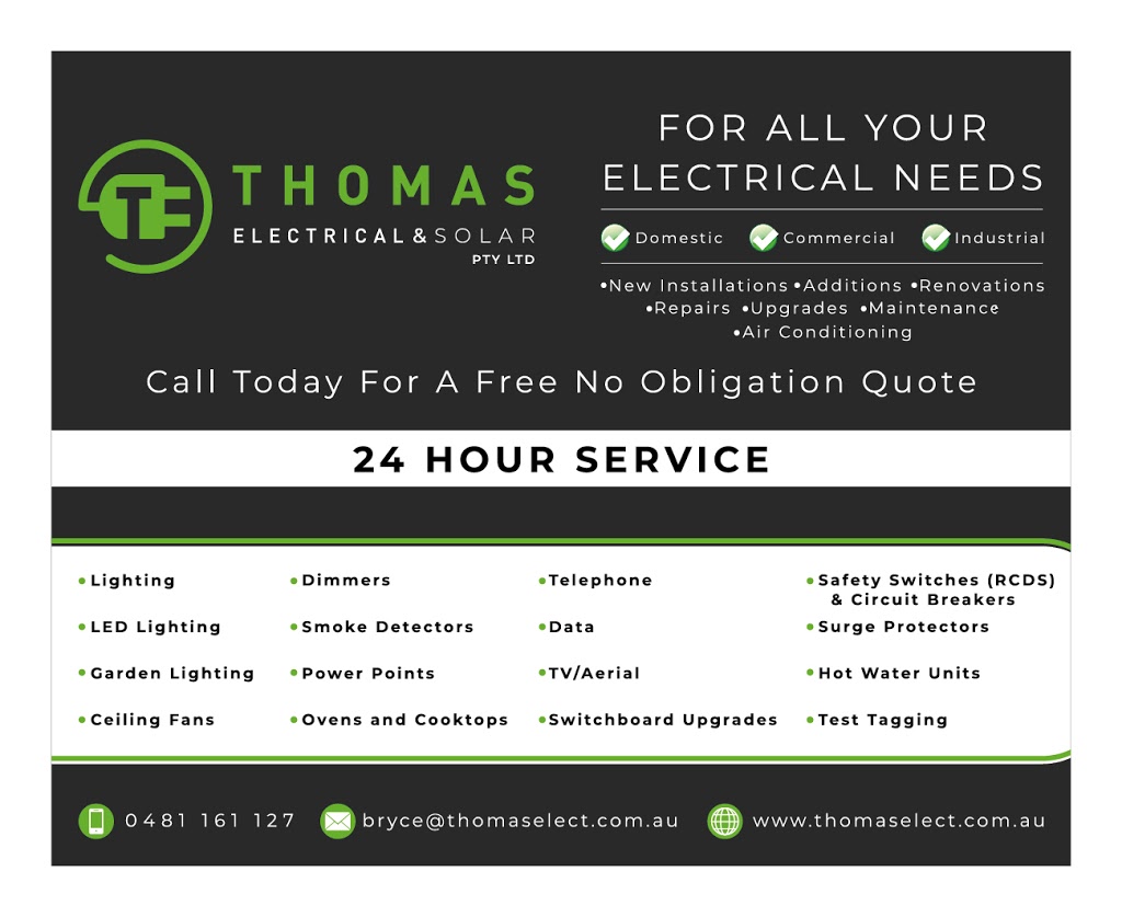 Thomas Electrical Pty Ltd | electrician | 3 Stepney Cl, Robina QLD 4226, Australia | 0481161127 OR +61 481 161 127