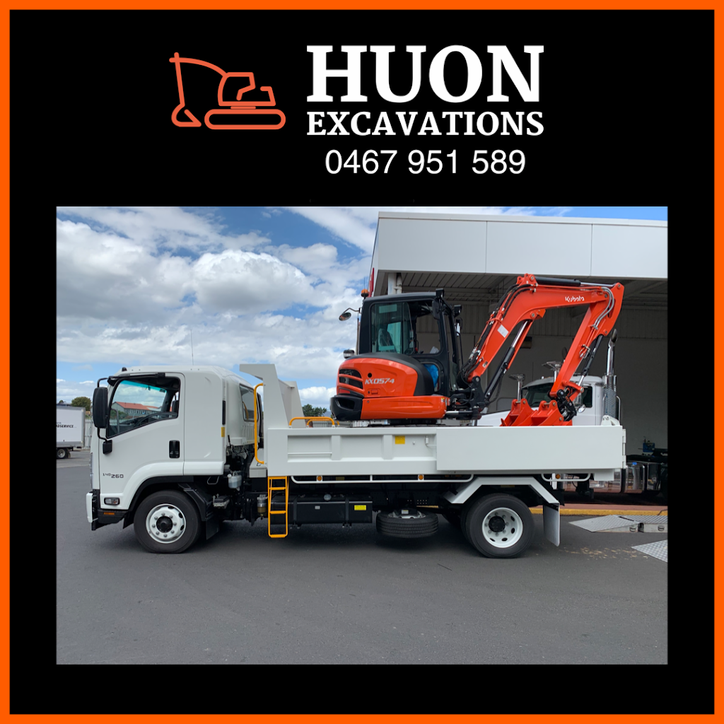 Huon Excavations | 30 Orchard Ave, Huonville TAS 7109, Australia | Phone: 0467 951 589