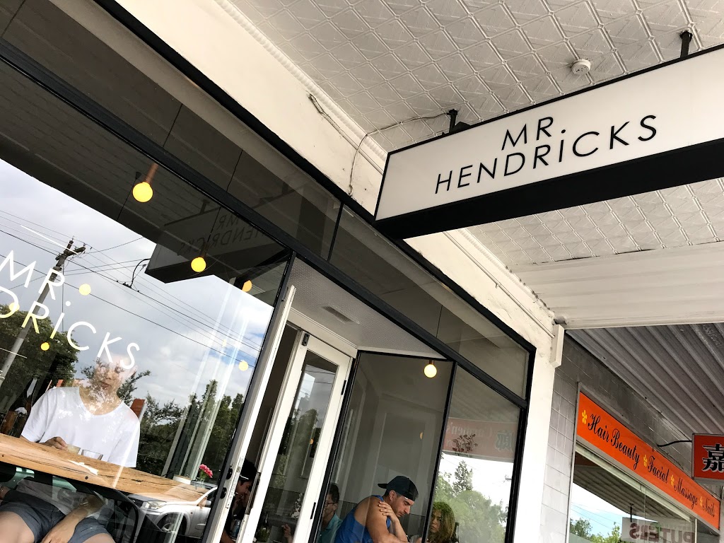 Mr Hendricks | cafe | 469 Whitehorse Rd, Balwyn VIC 3103, Australia | 0390786619 OR +61 3 9078 6619