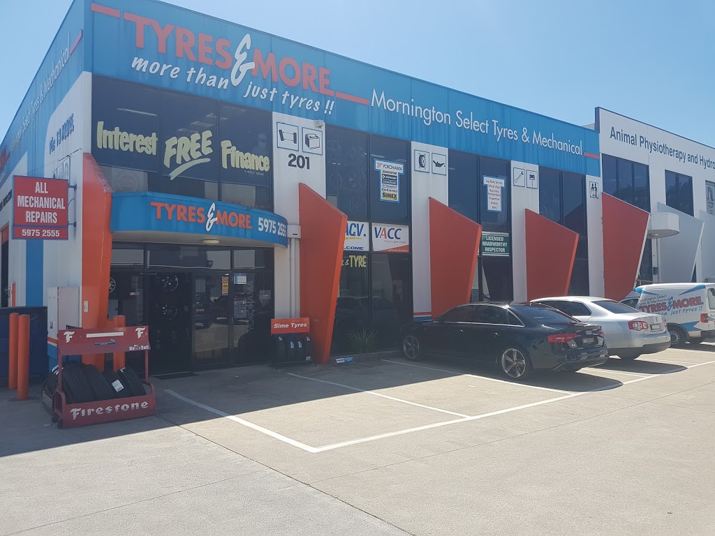 Tyres and More Mornington | 201 Mornington-Tyabb Rd, Mornington VIC 3931, Australia | Phone: (03) 5925 7088