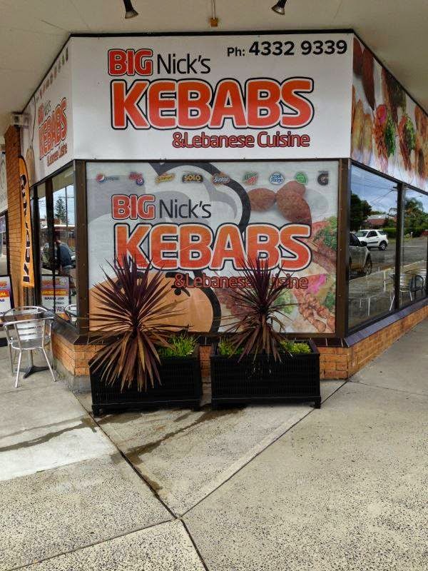 Big Nicks Gourmet Kebabs | restaurant | Shop 5/ 340 The Entrance Rd, Corner Stella Street, Long Jetty NSW 2261, Australia | 0243329339 OR +61 2 4332 9339