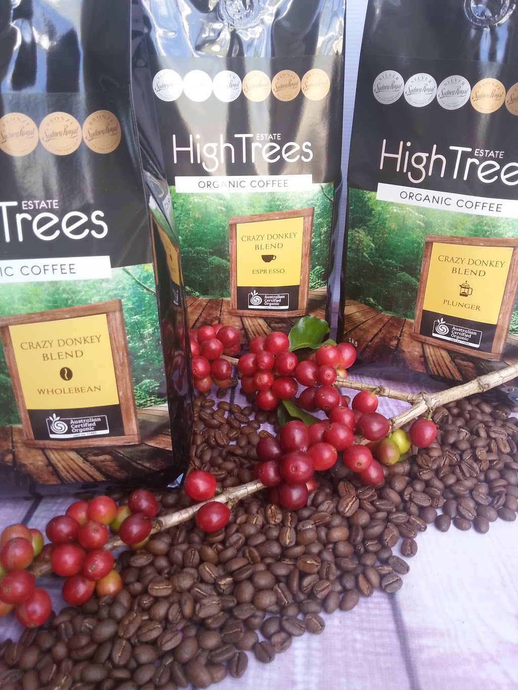 High Trees Estate Organic Coffee Plantation | cafe | 185 Cooks Ln, Dalwood NSW 2477, Australia | 0266295727 OR +61 2 6629 5727