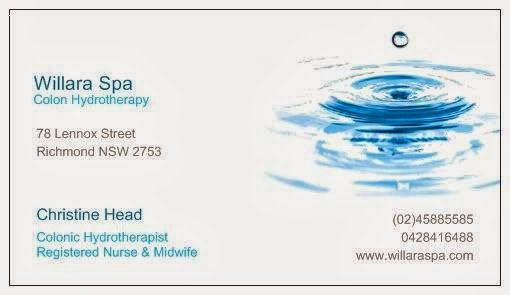 Colon Hydrotherapy | 78 Lennox St, Richmond NSW 2753, Australia | Phone: (02) 4588 5585
