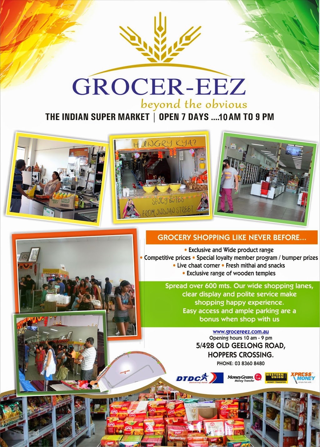 Grocer-Eez | bakery | 5/428 Old Geelong Rd, Hoppers Crossing VIC 3029, Australia | 0383608480 OR +61 3 8360 8480