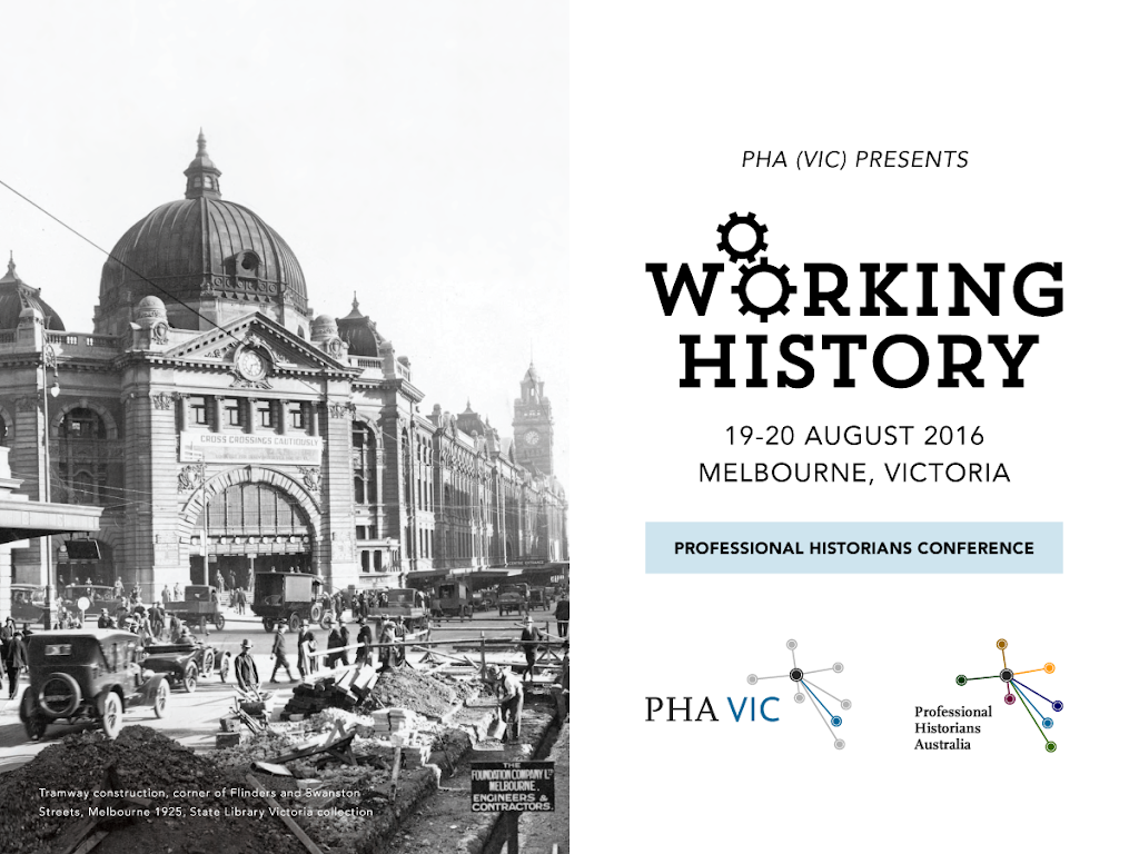 Professional Historians Association (Victoria & Tasmania) | Box, 1223/146 Elgin St, Carlton VIC 3053, Australia | Phone: 1800 950 688