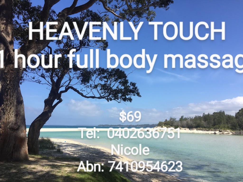 Heavenly Touch Massage Therapy |  | 76 Sanctuary Point Rd, Sanctuary Point NSW 2540, Australia | 0402636751 OR +61 402 636 751