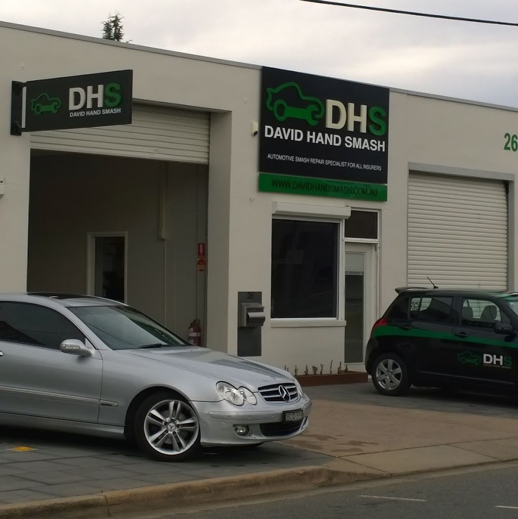 David Hand Smash Repairs | car repair | 26 Lyell St, Fyshwick ACT 2609, Australia | 0262805569 OR +61 2 6280 5569