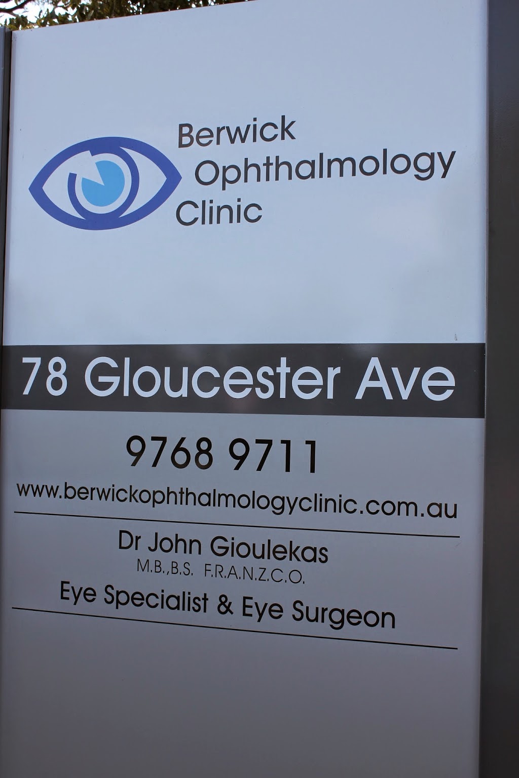 Berwick Ophthalmology Clinic | doctor | 78 Gloucester Ave, Berwick VIC 3806, Australia | 0397689711 OR +61 3 9768 9711