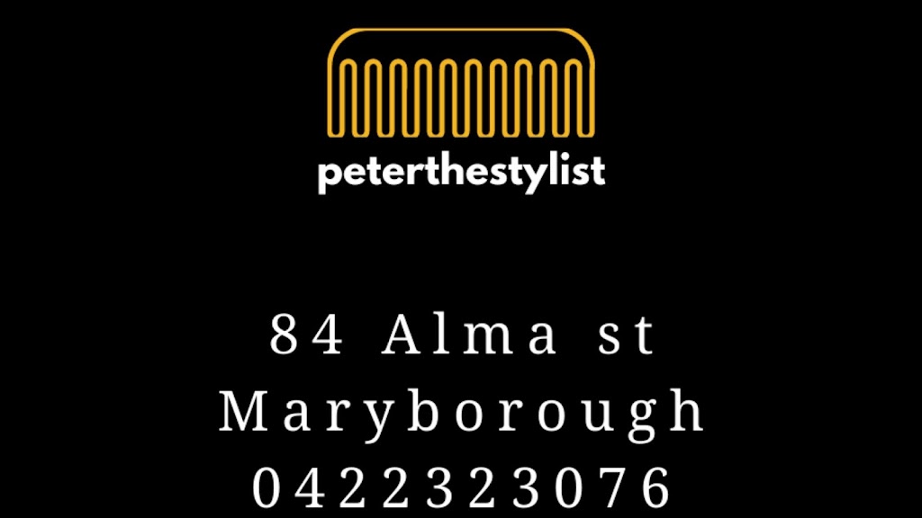 Peterthestylist | hair care | 84 Alma St, Maryborough VIC 3465, Australia | 0422323076 OR +61 422 323 076