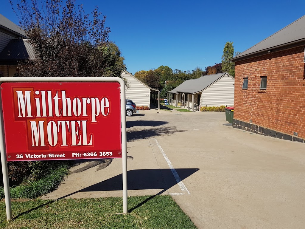 Millthorpe Motel | lodging | 26 Victoria St, Millthorpe NSW 2798, Australia | 0263663653 OR +61 2 6366 3653