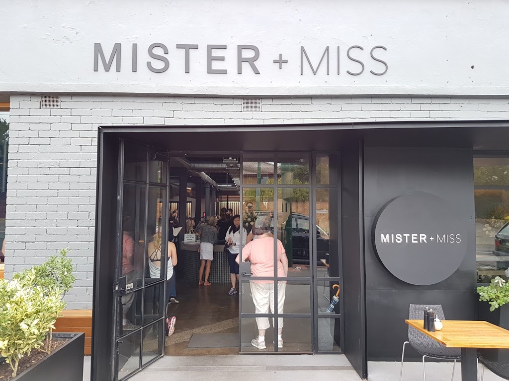 Mister and Miss | restaurant | 713 Whitehorse Rd, Mont Albert VIC 3127, Australia | 0399169680 OR +61 3 9916 9680
