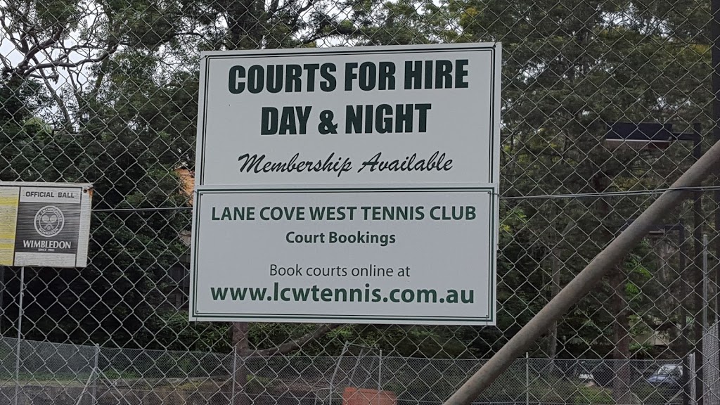 Lane Cove West Tennis Club |  | 1 Lloyd Rees Dr, Lane Cove West NSW 2066, Australia | 0417667020 OR +61 417 667 020