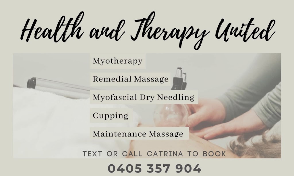 Health and therapy United - Myotherapy |  | Kennelly Cres, Stratford VIC 3862, Australia | 0405357904 OR +61 405 357 904