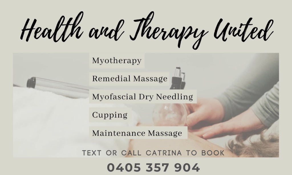 Health and therapy United - Myotherapy | Kennelly Cres, Stratford VIC 3862, Australia | Phone: 0405 357 904