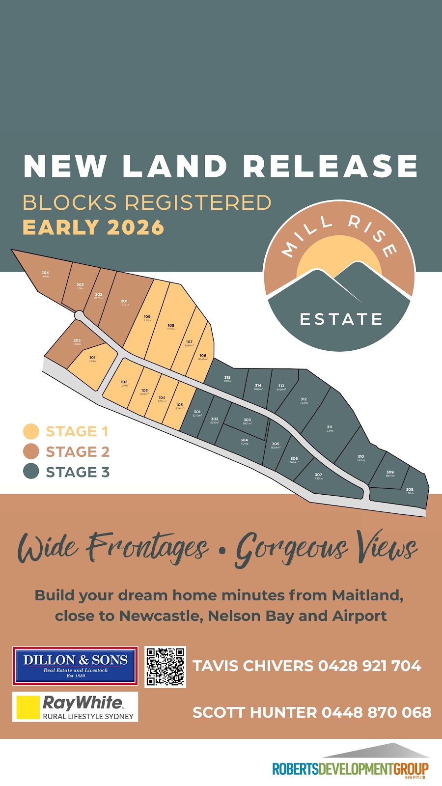 Mill Rise Estate | 231 Glen William Rd, Clarence Town NSW 2321, Australia | Phone: 0428 950 838