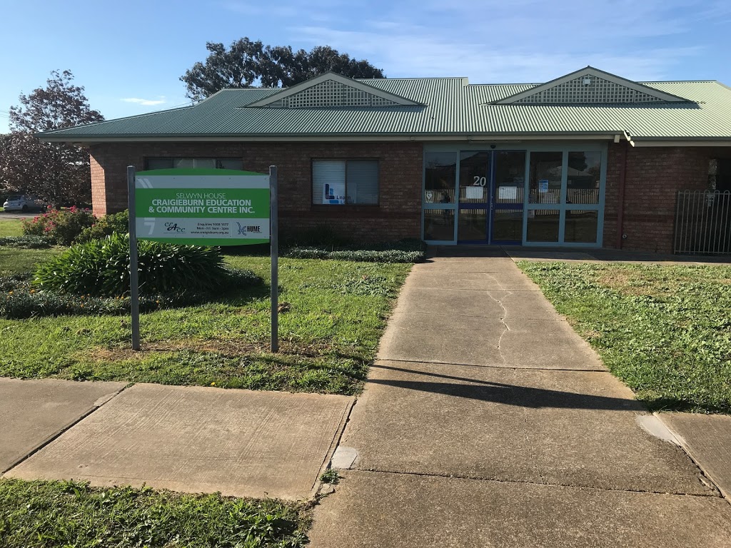 Craigieburn Education and Community Centre |  | 20 Selwyn Ave, Craigieburn VIC 3064, Australia | 0393081477 OR +61 3 9308 1477